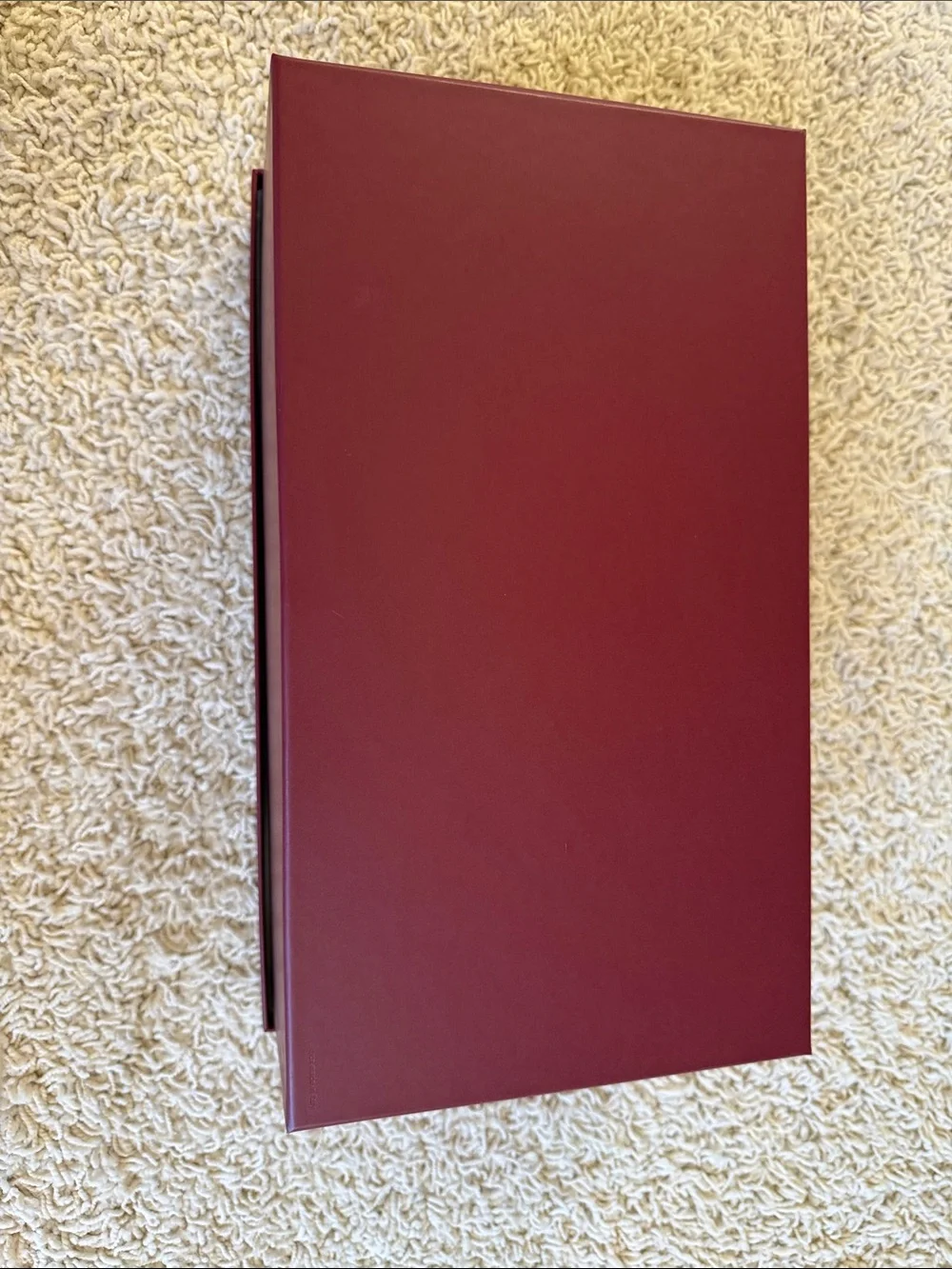 Gucci Wine Red Box with White Logo